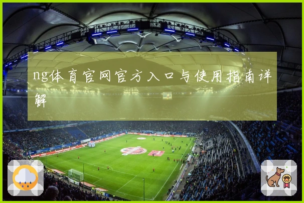 ng体育官网官方入口与使用指南详解